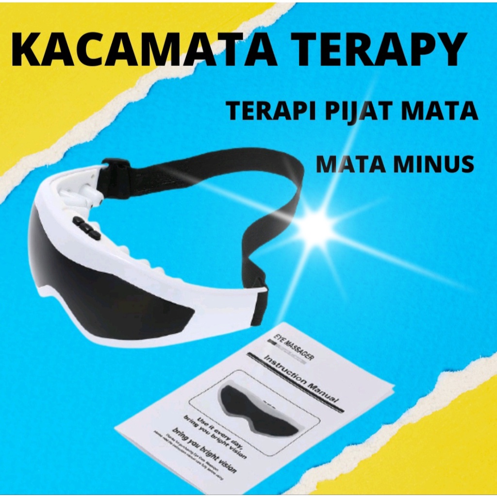 Alat Terapi Pijat Mata Kacamata Terapi Pinhole Refleksi Mata Minus Eye Massager Terapi mata