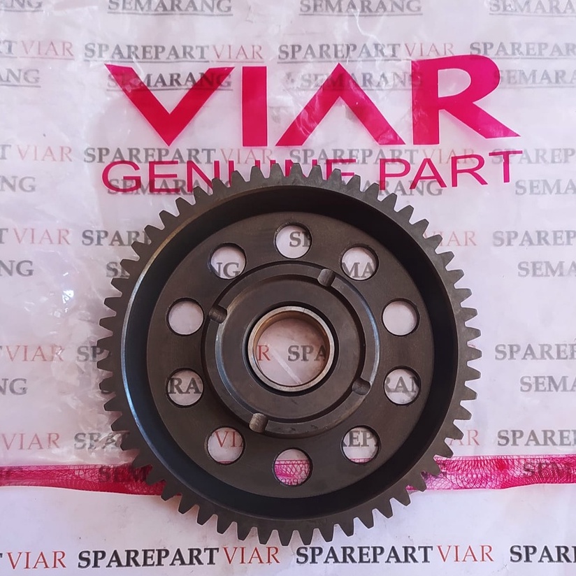 Gigi stater viar cross 150 / gigi one way viar karya 150 lama gigi stater 56T viar