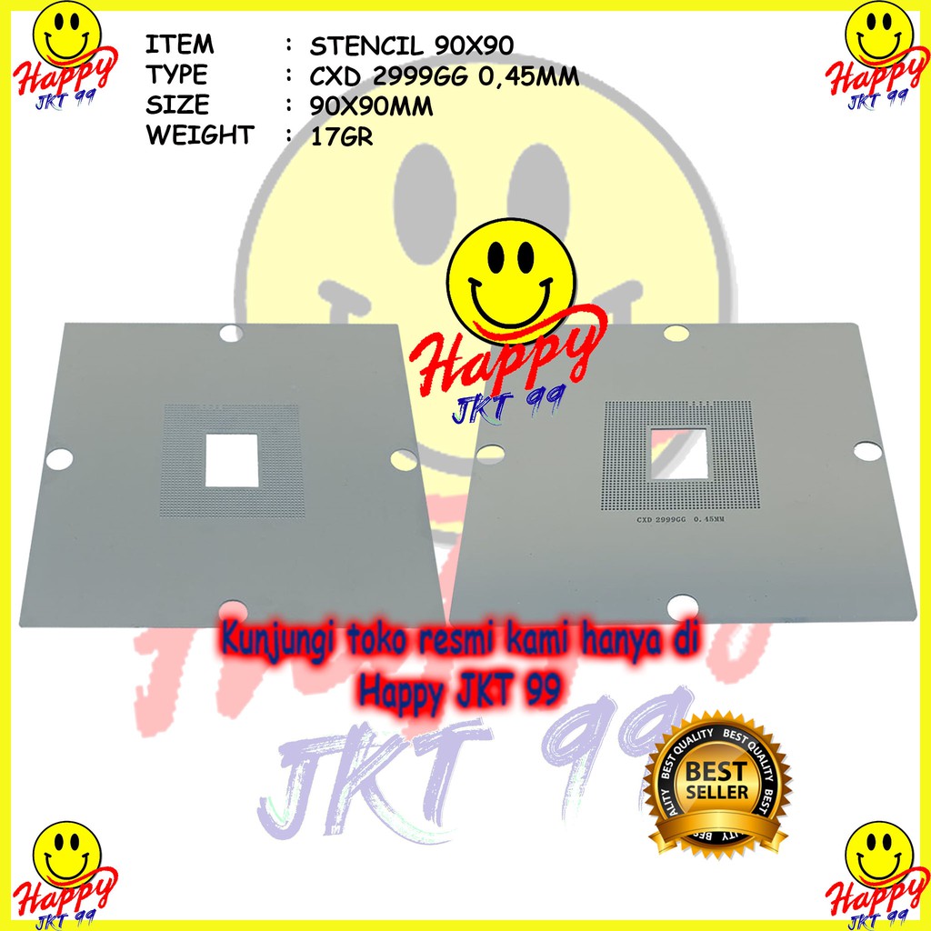 [ HAPPY JKT 99 ] STENCIL 90X90 PS3 4000 CPU CXD2999GG CXD2999 GG CXD 2999 GG