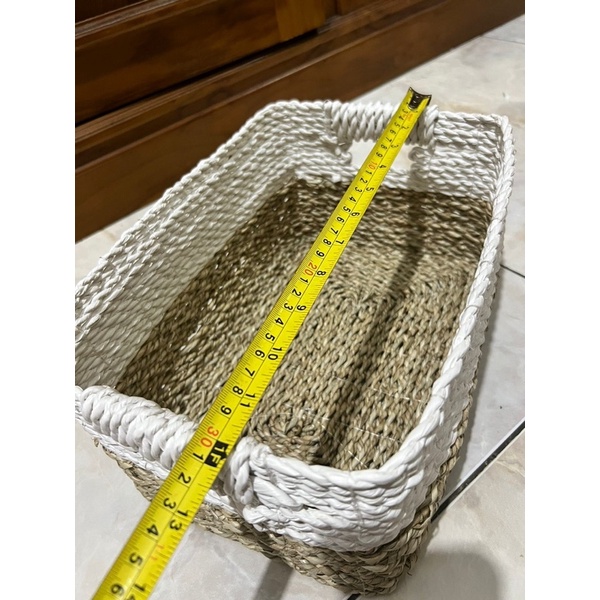 Tray Hampers Seagrass Lubang 30x20x15