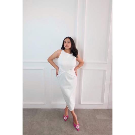 DIONY - ARIEL DRESS / SCUBA DRESS / DRESS PESTA / DRESS WANITA PESTA