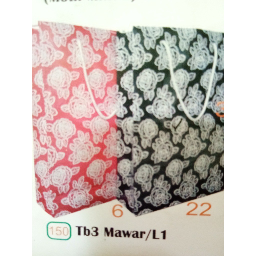 

PAPER BAG MAWAR (150) 12 PCS UNTUK SOUVENIR
