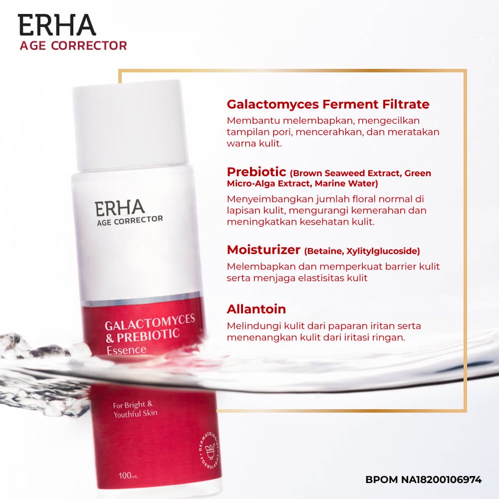 erha21 Age Corrector Galactomyces &amp; Prebiotic Essence 100ml