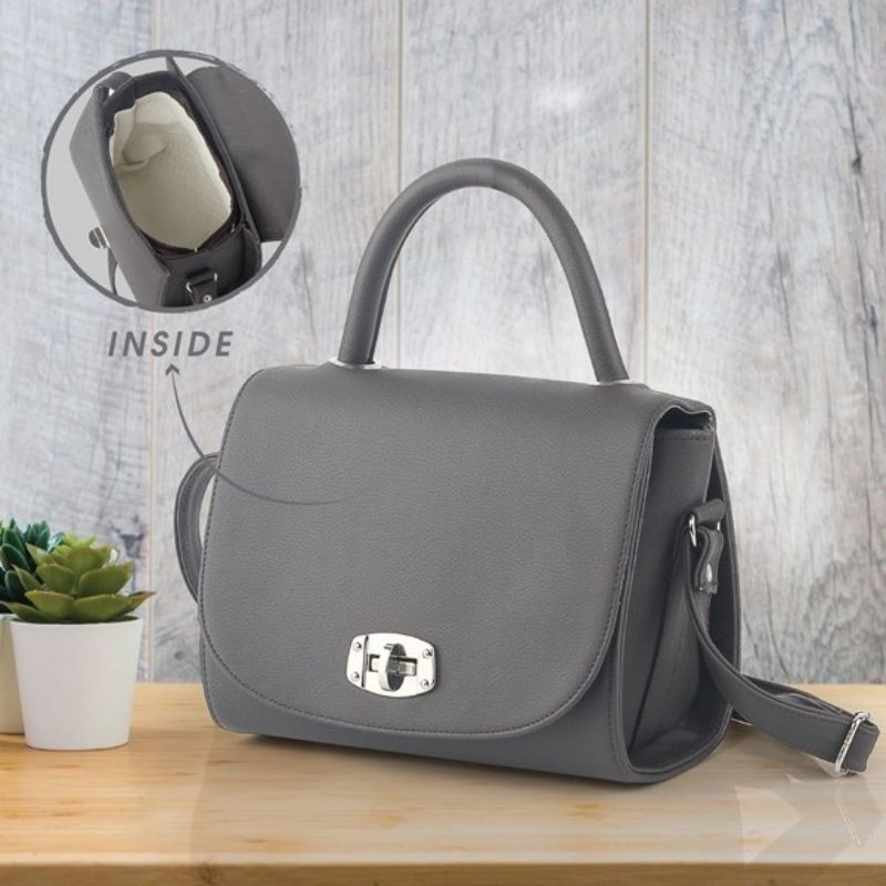 Tas Wanita Handbag Jinjing Selempang Semi Kulit Premium