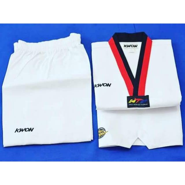 Dobok Taekwondo Kwon Victory kerah poom