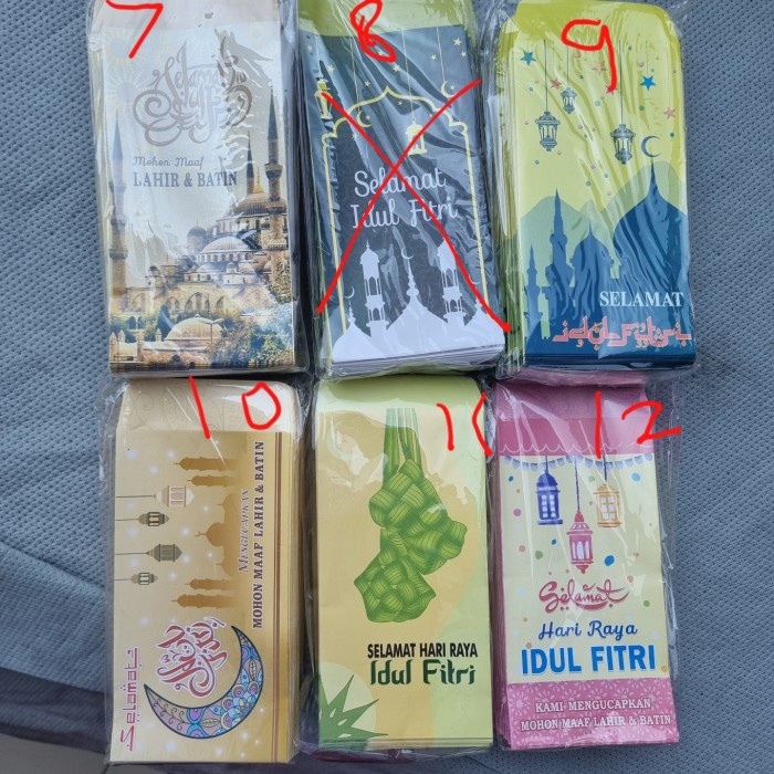 

Menyurat-Surat- Amplop Lebaran Idul Fitri Poli / Amplop Idul Fitri / Angpau Lebaran -Surat-Menyurat.