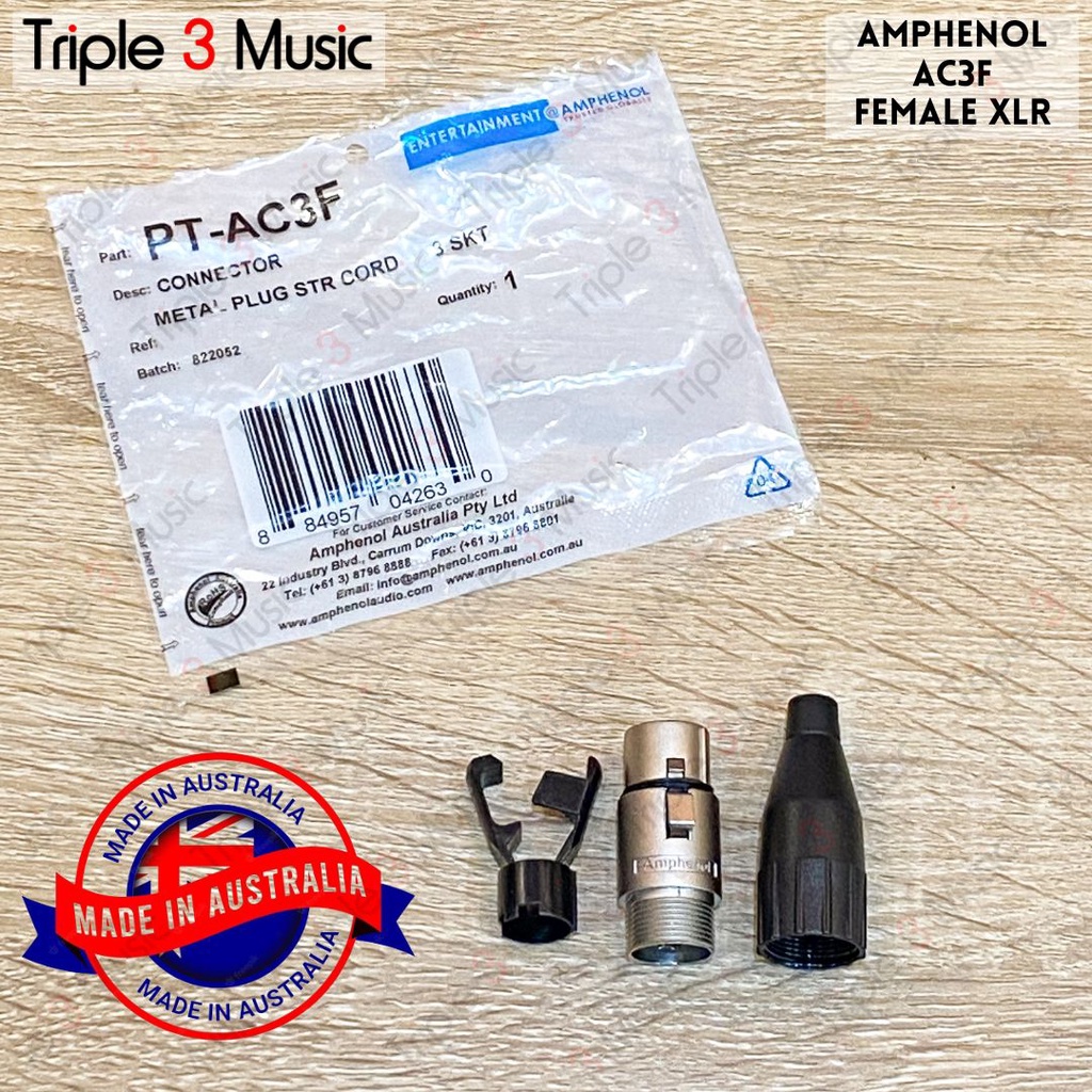 Amphenol AC3F Original Jack audio XLR Female