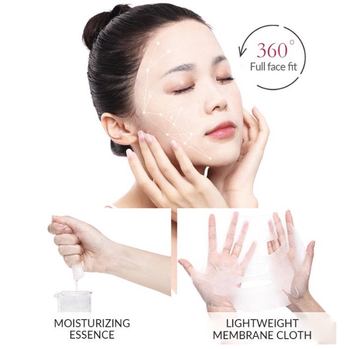 BPOM BIOAQUA Sheet Mask Brightening Moisturizing Hydrating Skin Care Essence Face Mask Masker Wajah BQ032