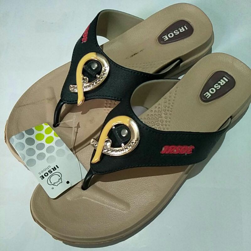 Irsoe - Sendal Jepit Karet Wanita Model Bulat Size 36 - 40