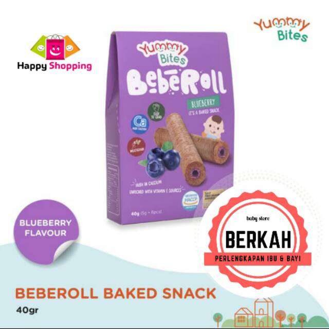 Yummy bites Beberoll BLUEBERRY (40gr)