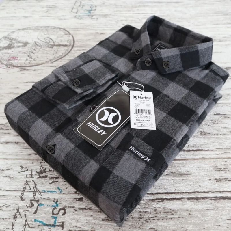 (PROMO) COD Baju Kemeja Flanel Pria Lengan Panjang Motif Kotak-Kotak Casual Terbaru