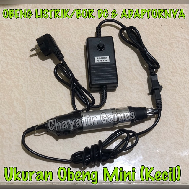 OBENG LISTRIK (BOR) DC + ADAPTOR