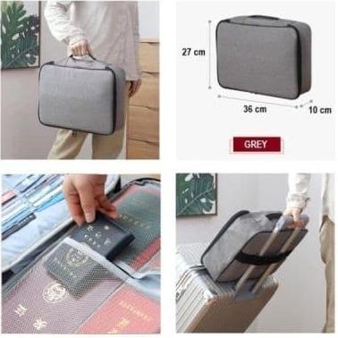 

BISA BAYAR DITEMPAT [LOCKIT] Travel Document Bag 3 Digit Password / Tas Dokumen Anti Air PROMO SPECIAL Kode 1235