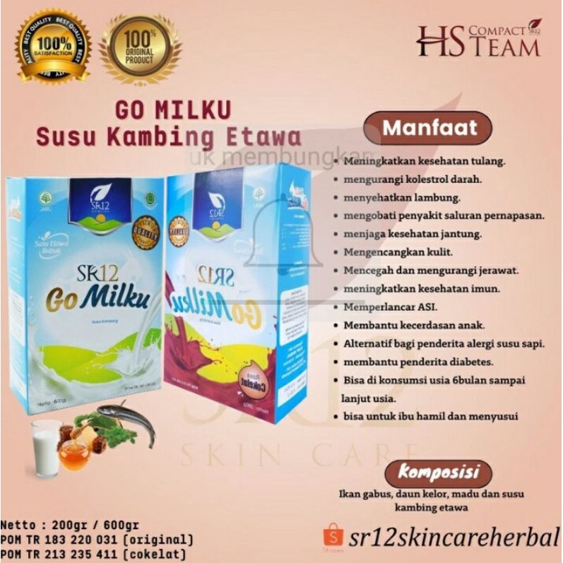 

SUSU GOMILKU / SUSU KAMBING MURNI