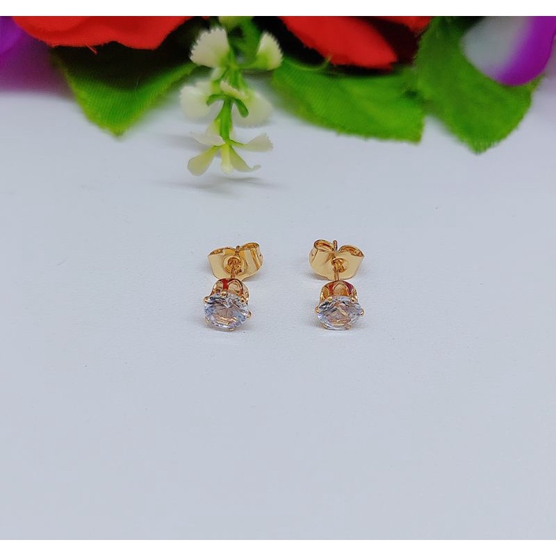 Anting-anting Titanium Dan Xuping 001(mata Besar).002(mata Medium).003(mata terkecil)