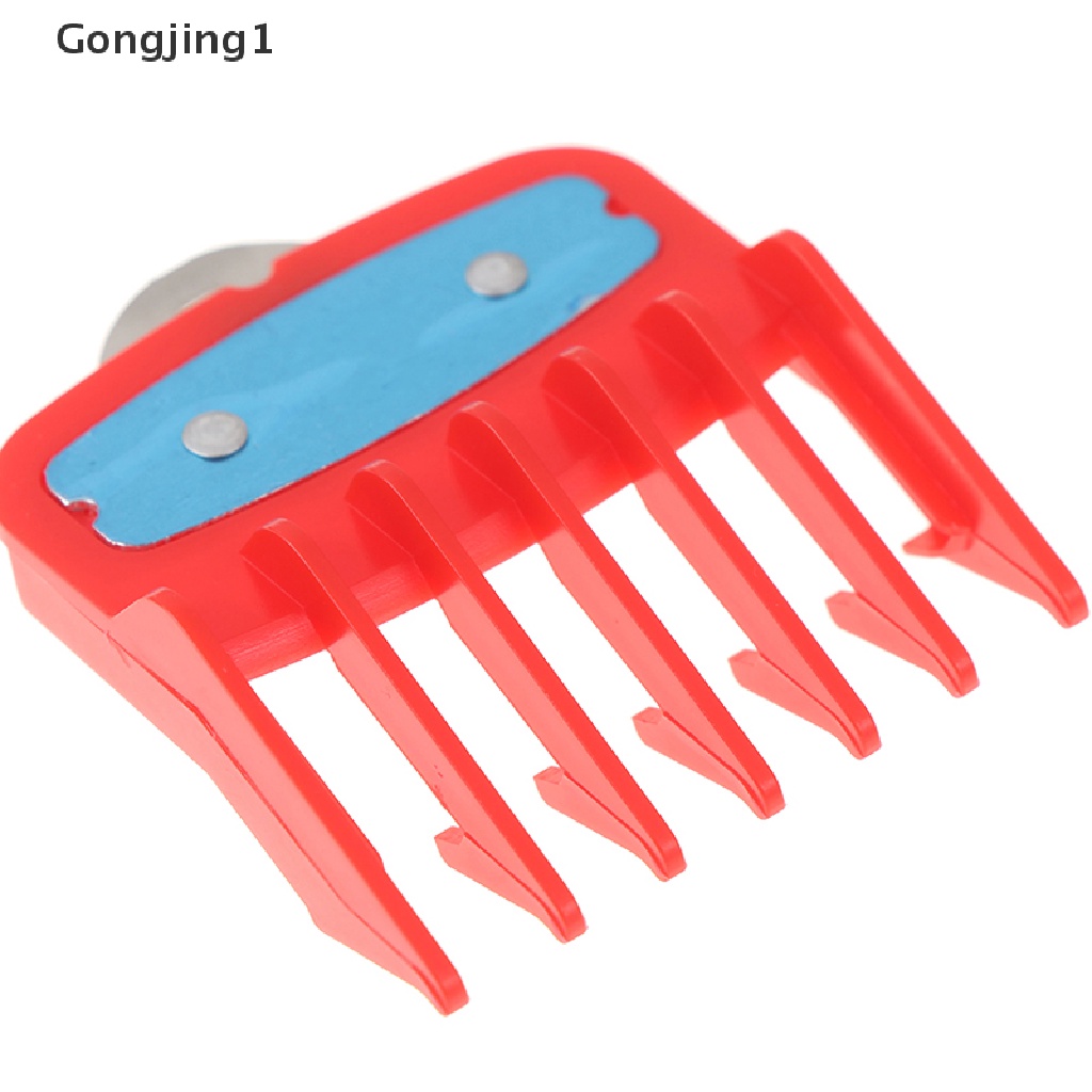 Gongjing1 Set Sisir Panduan Ukuran 1.5 + 4.5mm Warna Merah Dengan Holder Metal