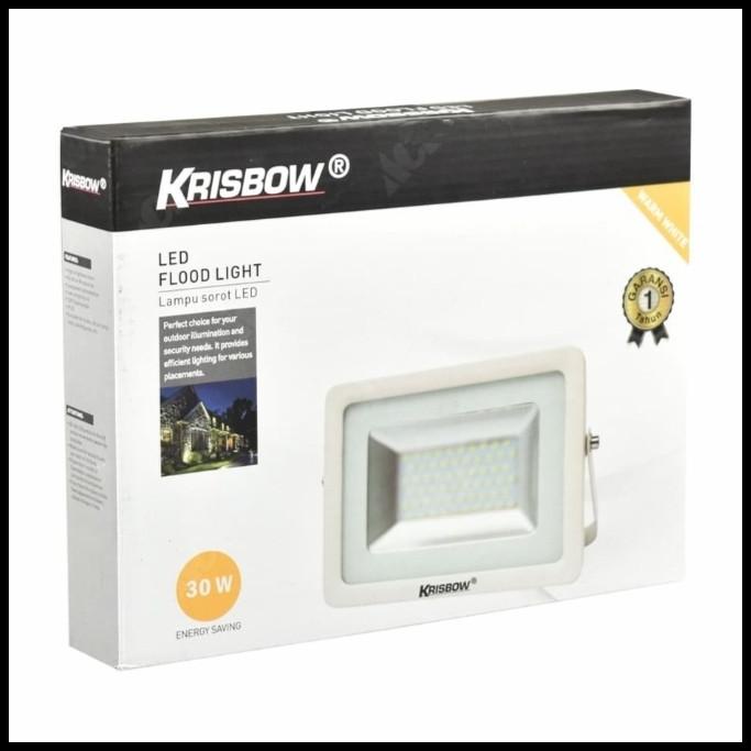 Krisbow Lampu Sorot Led 30 Watt 3000K Warm White