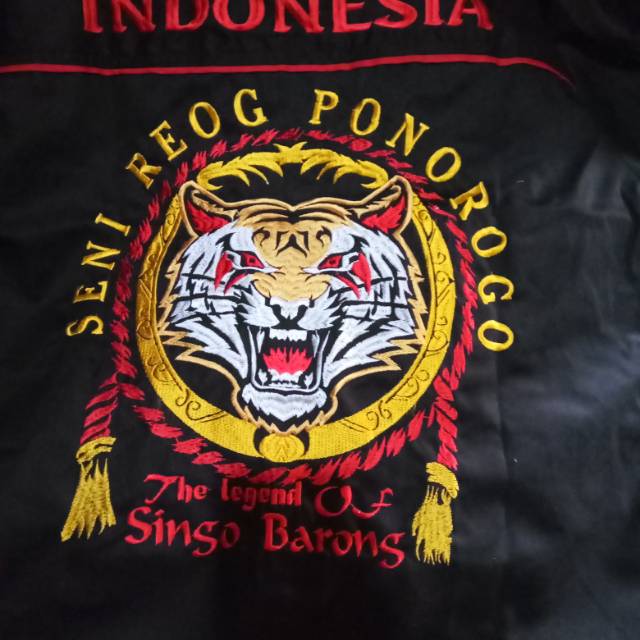 Hem bordir reog singo barong