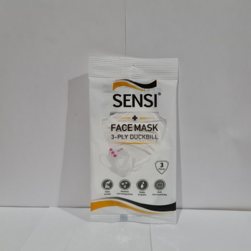 Masker SENSI Duckbill 3 Ply isi 3 Pcs