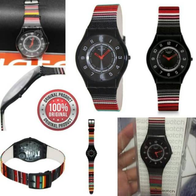 JAM TANGAN WANITA Original Swatch Skin Calf SFF120 Last Stock