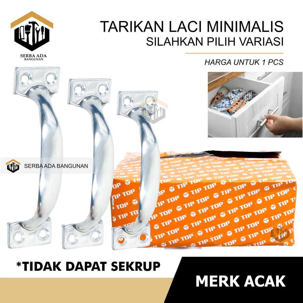 TARIKAN LACI RRT / Handle Pintu Lemari 3 4 5 inch / Handle Tarikan Pintu / Handle Laci almari