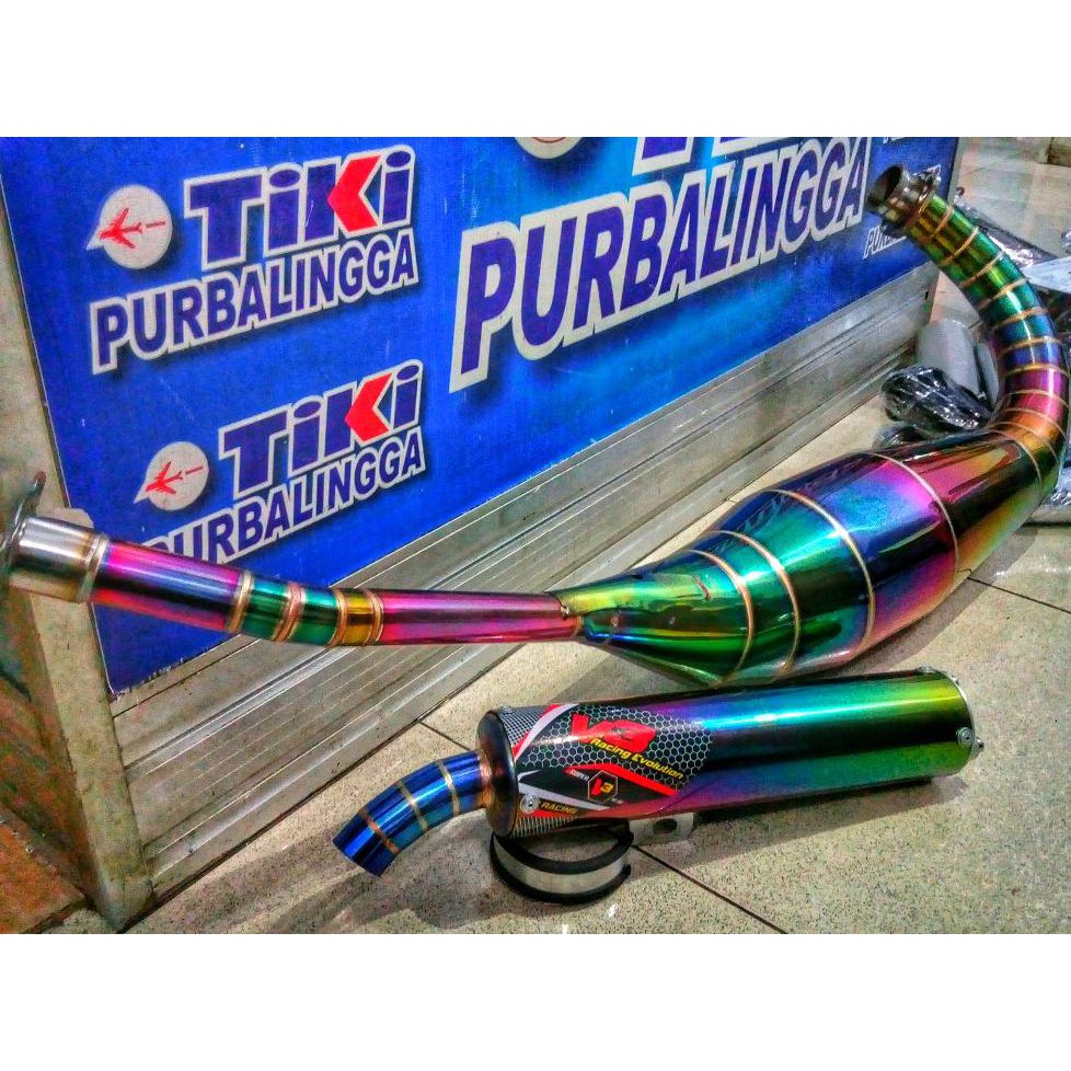 New Knalpot V3 Racing Evolution - Kanan Pnp Ninja R Rr Dll Murah