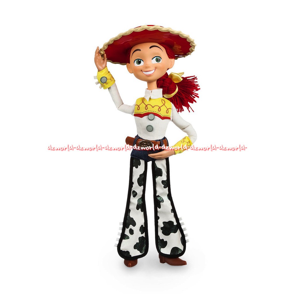 Disney Toy Story Jessie Doll Boneka Tarik Jessie Toy Story Talking Woody Action Figure