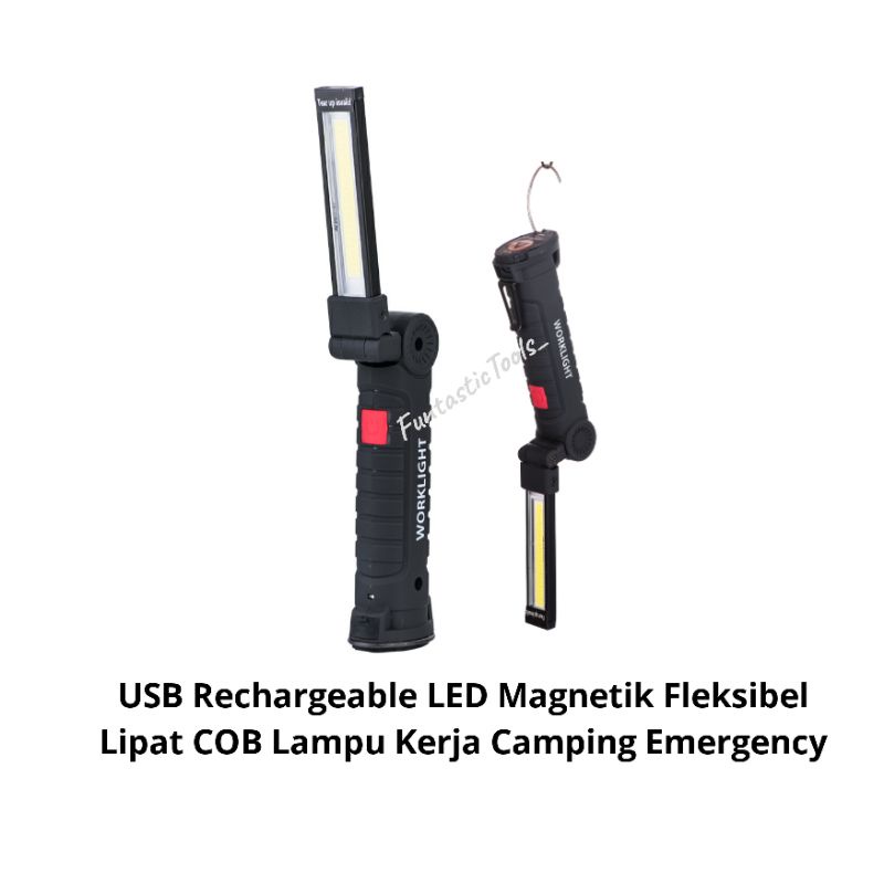 Senter Kepala Camping LED Cob Magnet USB Charging Taffled 2000 Lumens S8N9 Big Sale Sale Best Seller