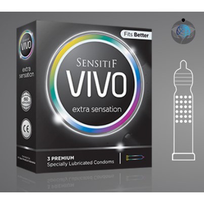 Produk Baru Promo!!!Kondom - Condom Sensitif VIVO Extra Sensation