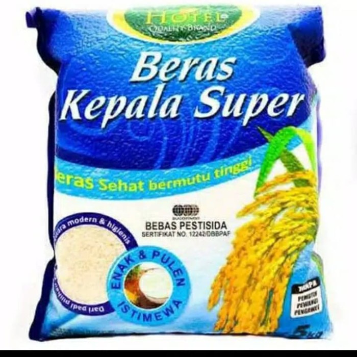 

978qW Kepala Super Beras Organik Hotel 5Kg W5Q0112