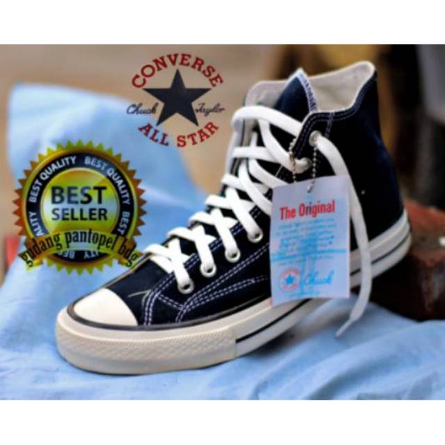 [GRADE ORIGINAL] SEPATU CONVERSE CHUCK TAYLOR 2 - HIGH NAVY  (IMPORT VIETNAM)