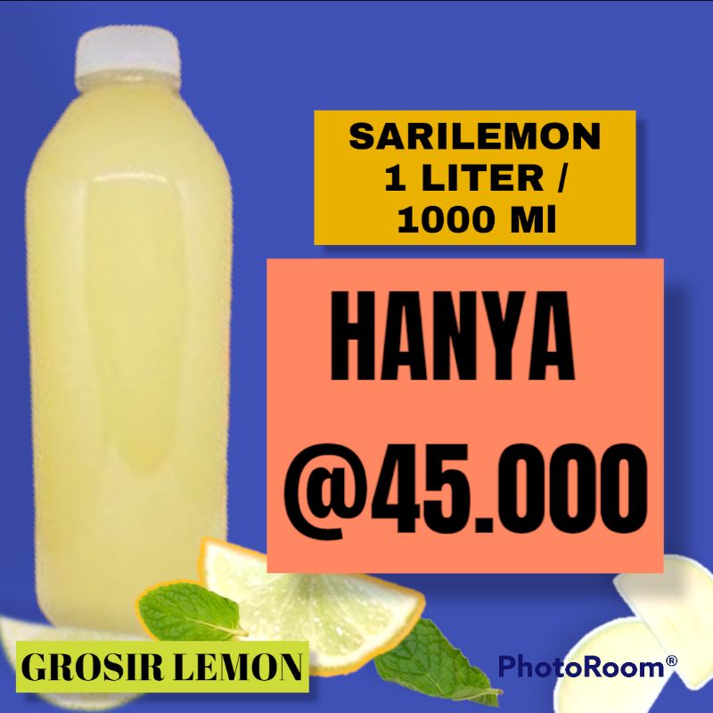 

Sarilemon murni 1000 ml/ 1 liter (Grosir Lemon)