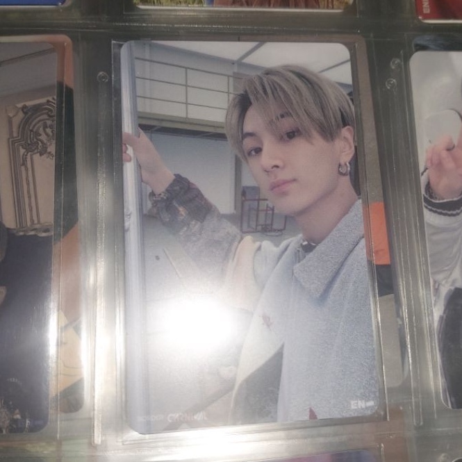 ENHYPEN JAY POWERSTATION LUCKY DRAW BORDER CARNIVAL. jay tiang ld pws selca