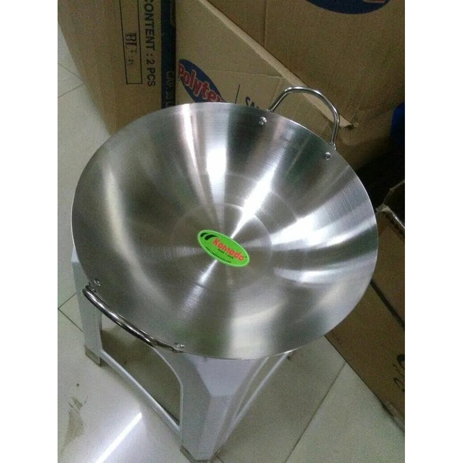 Wajan Kuali Penggorengan Stainless Komodo 34 cm