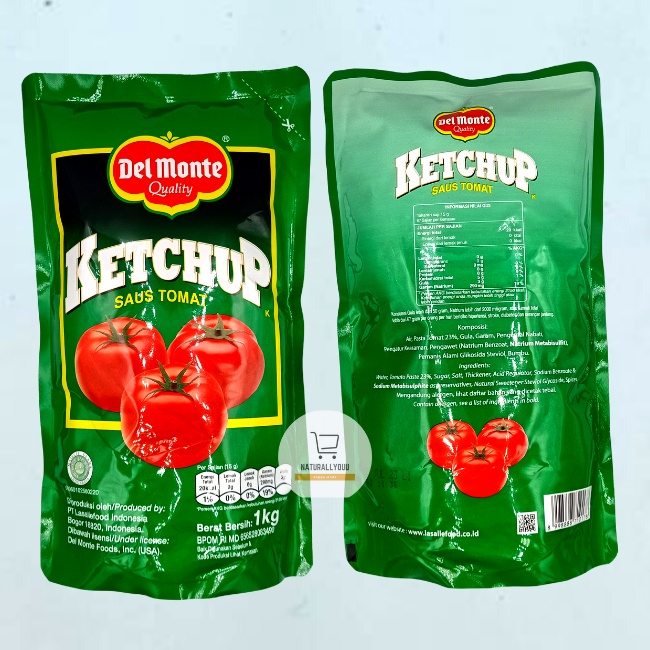 

Del Monte Saus Tomat Pouch 1kg