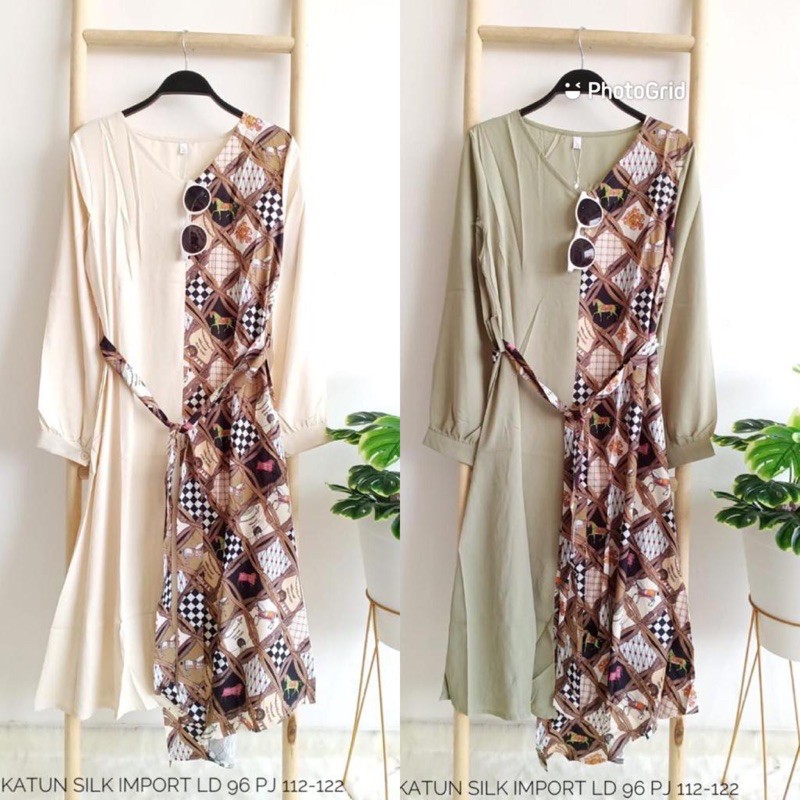 tunik katun silk import