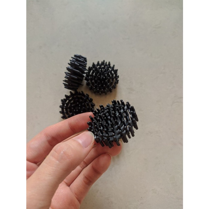 Bioball Media Filter Aquarium Bio Ball Bulat 3cm &amp; Rambutan Duri Spike 3.8Cm Murah