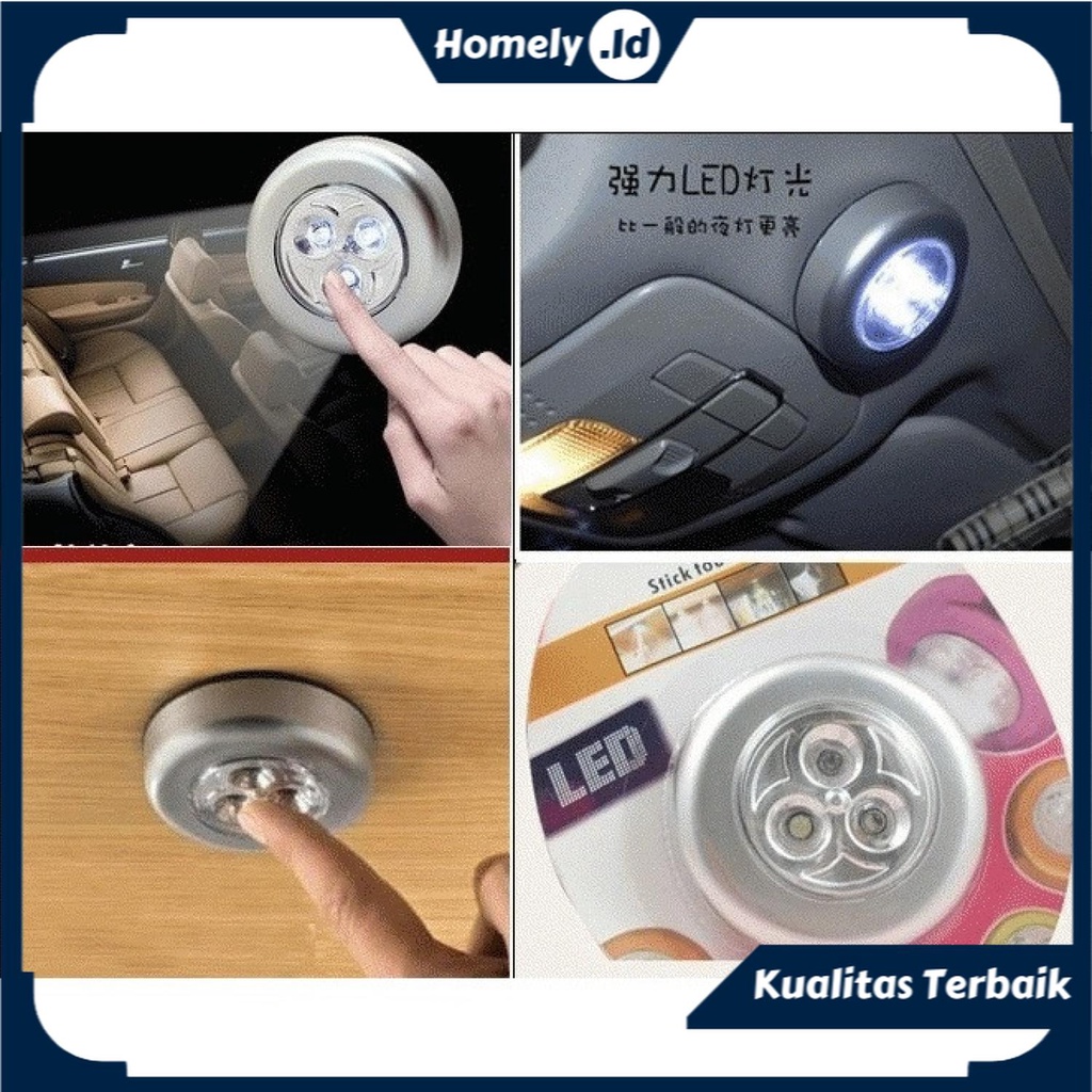 Lampu Emergency LED Tempel Darurat Stick Touch Lamp Lampu Tempel LED Mini Portable Emergency