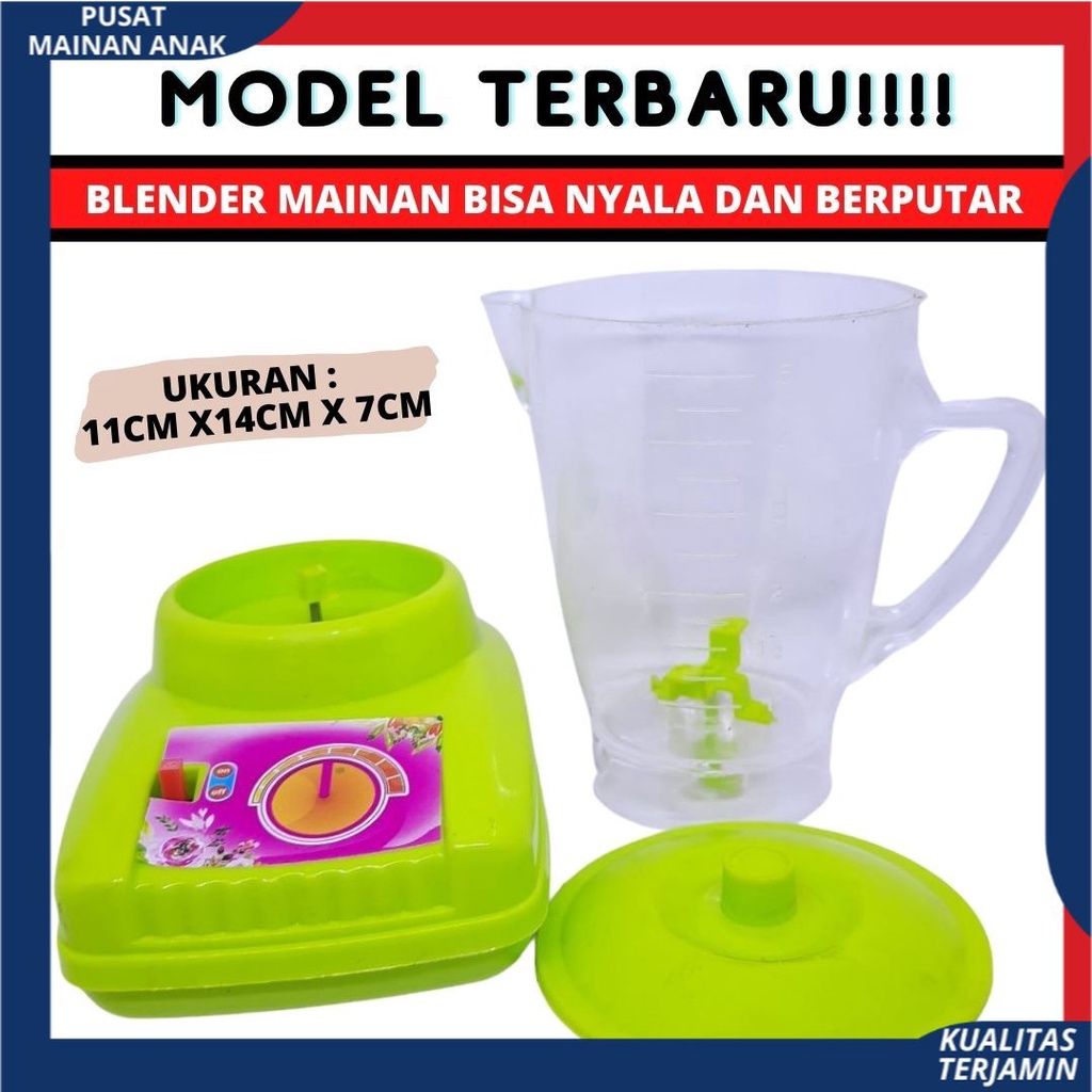 Mainan Anak Perempuan Blender Mainan Bisa Berputar Dan Menyala Masak Masakan SNI Termurah