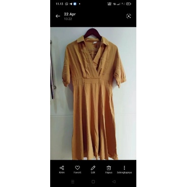 Dress Coklat Muda