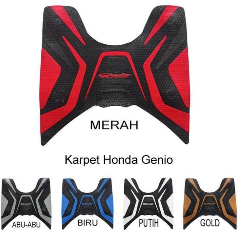 Karpet Karet Genio, Alas Kaki Genio, Karpet Motor Genio Anti slip Anti Pudar.