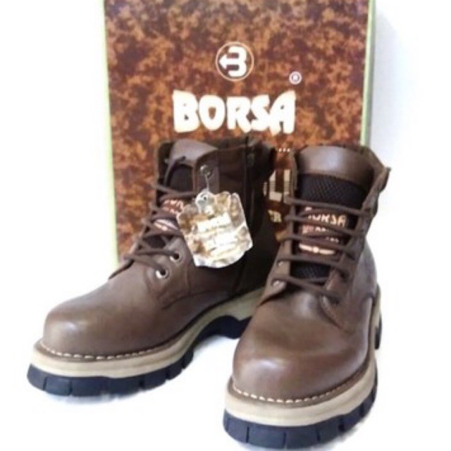 Sepatu boots &shoes BORSA P.11901 - Cokelat