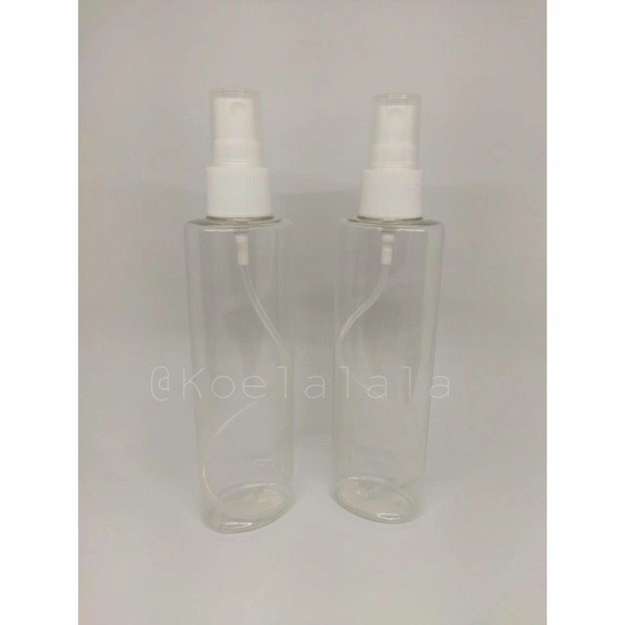 Botol Antis 100ml Botol Oval Tutup Spray Putih Susu