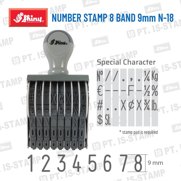 

Unik N 18 Stempel 8 Angka 9 mm Shiny Murah