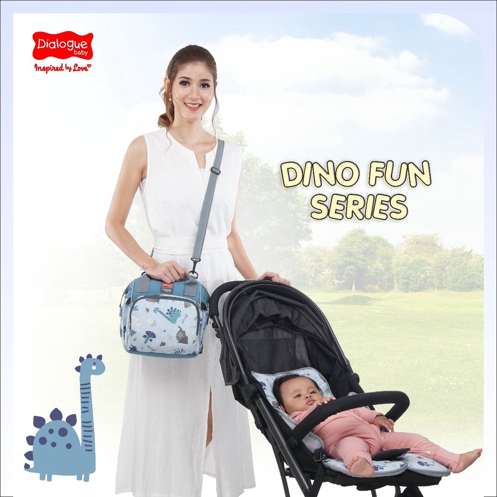 Dialogue Baby Tas Bayi Kecil 3 In 1 Dino Fun Series DGT 7253