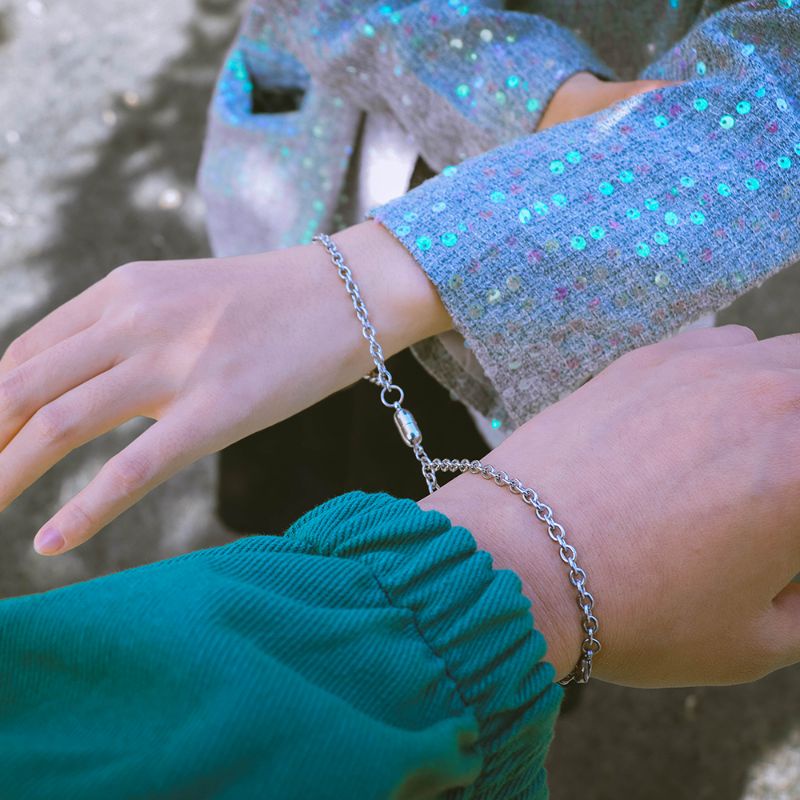 [2 pcs] Gelang Couple Magnet Ring Harga Sudah Termasuk 2pcs Gelang - Gelang Couple - Gelang Magnet -