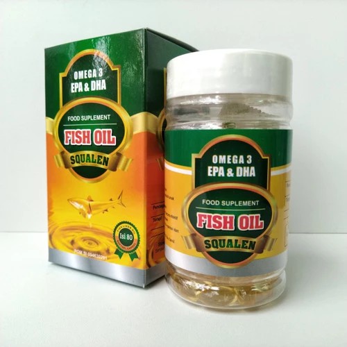 Minyak Ikan (Fish Oil) Omega 3 + DHA - Membantu Menyehatkan Tubuh - Herbal - Halal