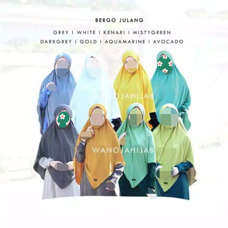 Bergo Julang by Wanoja hijab XL