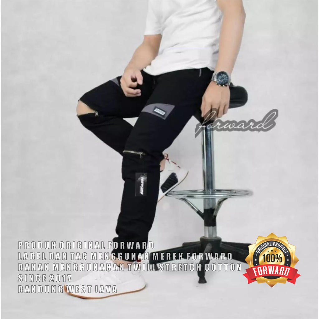 Celana Panjang Chino Jogger Cargo Pria FORWARDSYSTEM