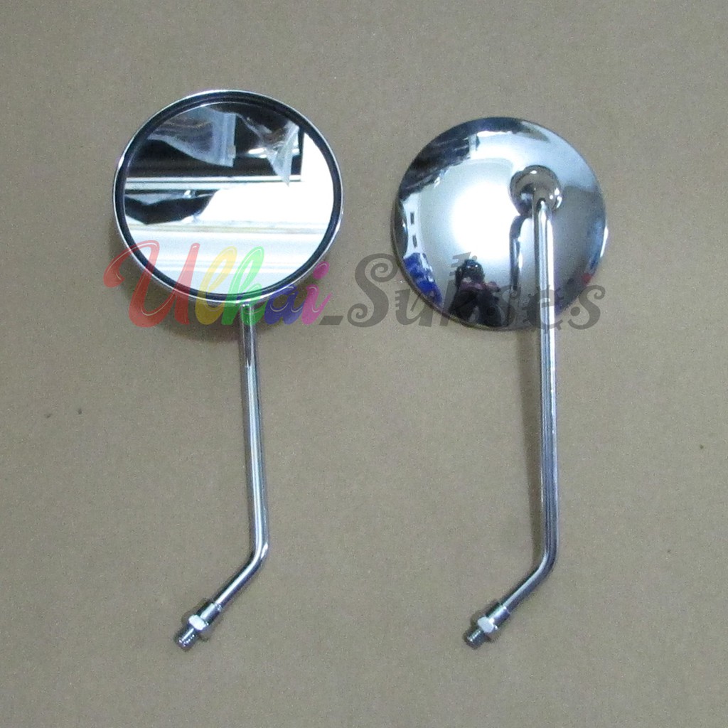 Variasi Aksesoris Motor Spion Model Vespa Tangkai Panjang Chrome - Honda Murah Laris